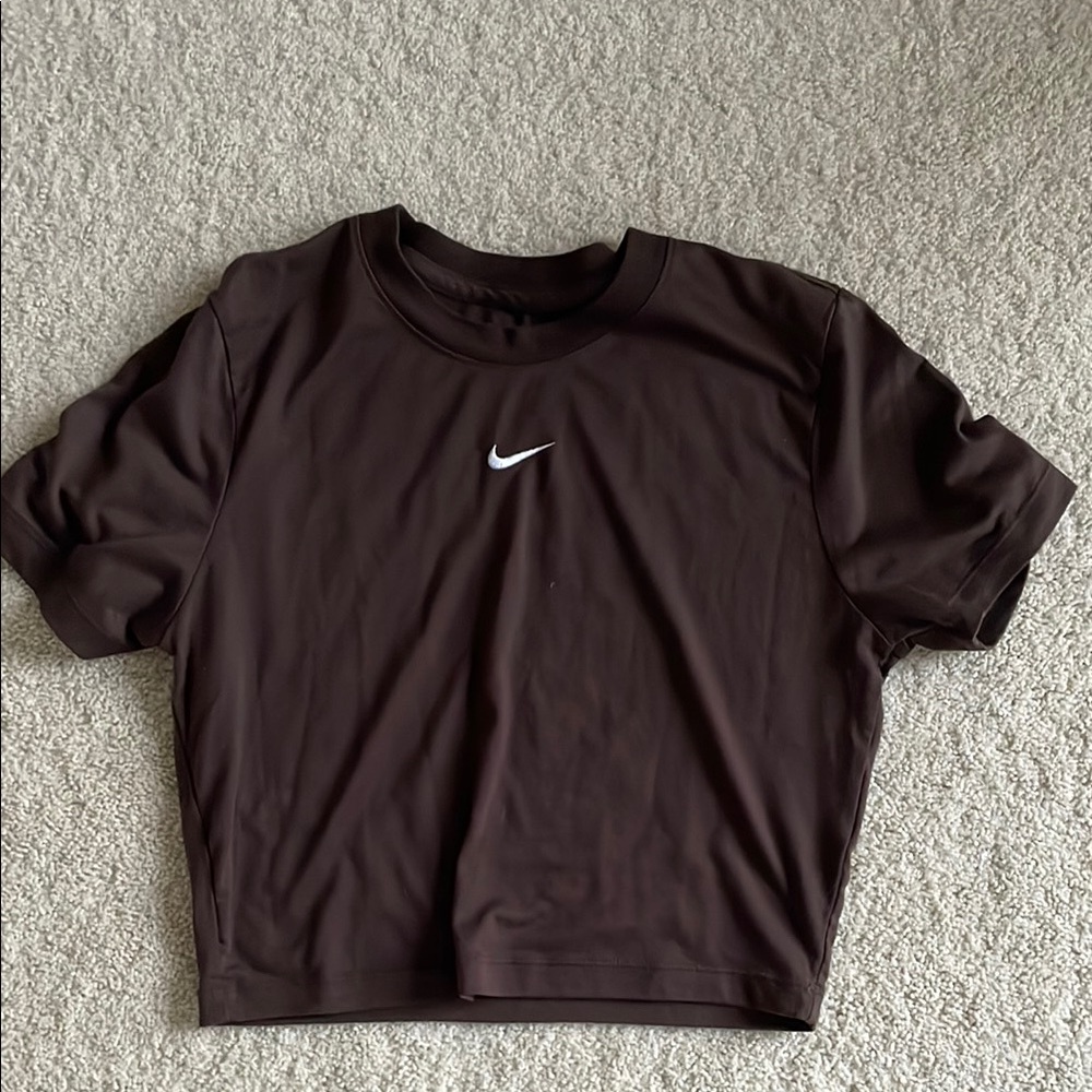 Nike Women's Brown Crop Top